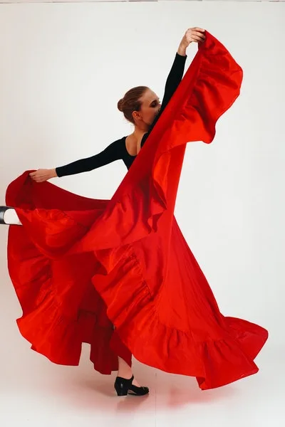 Adults learning flamenco at a dance class in Harrogate